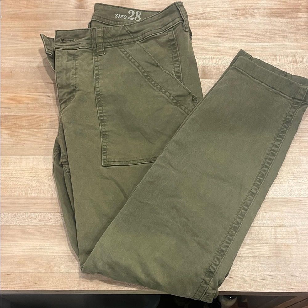 J. Crew Women's Skinny Washed Twill
Utility Pants A6527 size 28
